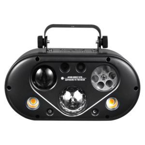 LIGHT4ME ULTRABOX 1 multiefekt świetlny LED RGBA 6w1 efekt gobo magic ball water wave złoty stroboskop laser oświetlenie dyskote