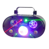 LIGHT4ME ULTRABOX 1 multiefekt świetlny LED RGBA 6w1 efekt gobo magic ball water wave złoty stroboskop laser oświetlenie dyskote