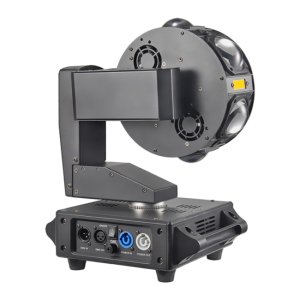  LIGHT4ME UFO multiefekt świetlny LED 6w1 efekt beam RGBW 3x laser R/G/B biały stroboskop efekt ring RGB oświetlenie dyskotekowe