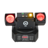 LIGHT4ME SID1 multiefekt świetlny LED 4w1 RGBWA efekt beam 2x laser R/G złoty stroboskop