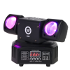 LIGHT4ME SID1 multiefekt świetlny LED 4w1 RGBWA efekt beam 2x laser R/G złoty stroboskop