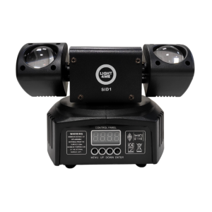 LIGHT4ME SID1 multiefekt świetlny LED 4w1 RGBWA efekt beam 2x laser R/G złoty stroboskop