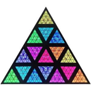  LIGHT4ME TRIANGIS efekt świetlny LED 64x2W RGBA oświetlenie klubowe dyskotekowe DJ na imprezę 