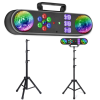  LIGHT4ME MAGIC BAR 2 multiefekt świetlny na dyskotekę imprezę do klubu efekt par Magic Ball biały stroboskop UV 2x laser R/G pi