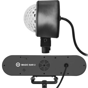 LIGHT4ME MAGIC BAR 2 multiefekt świetlny na dyskotekę imprezę do klubu efekt par Magic Ball biały stroboskop UV 2x laser R/G pi