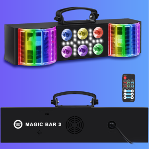 LIGHT4ME MAGIC BAR 3 multiefekt świetlny RGBW 3w1