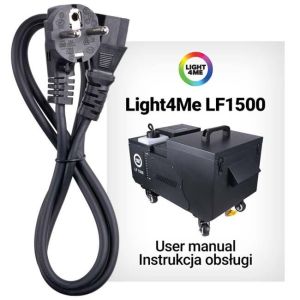 LIGHT4ME LF1500 ultradźwiękowa wytwornica ciężkiego dymu + pilot
