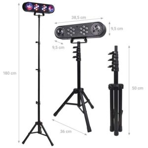 LIGHT4ME MAGIC BAR efekt disco kula LED PAR + statyw + pilot