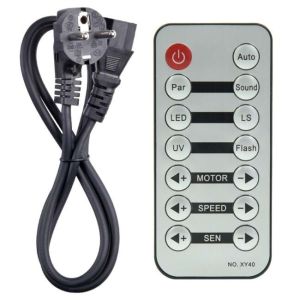 LIGHT4ME TURBO FLOWER efekt disco LED PAR UV kula laser stroboskop