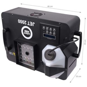 LIGHT4ME JET 2000 wytwornica dymu pionowego LED + pilot IR