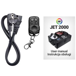 LIGHT4ME JET 2000 wytwornica dymu pionowego LED + pilot IR