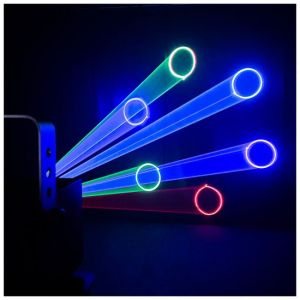 EVOLIGHTS LASER 10W RGB profesjonalne sceniczne oświetlenie laserowe