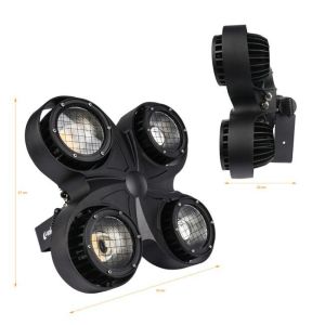 EVOLIGHTS BLINDER 4x100W IP65 oświetlacz zewnętrz.