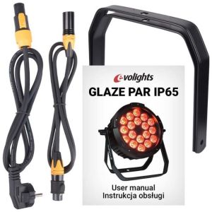 EVOLIGHTS GLAZE PAR IP65 reflektor zewnętrzny LED oświetlacz sceniczny