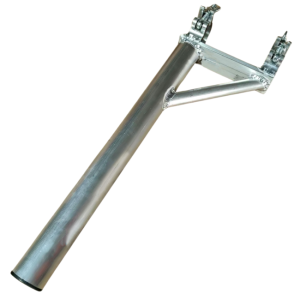  DNA EXA1 SI rozszerzenie dostawka ramię do kratownicy srebrne dwa uchwyty 45-52 mm do 30 kg 58 cm 