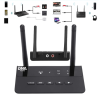  DNA HTVR system bezprzewodowej transmisji odbioru Bluetooth 5.0 nadajnik odbiornik adapter USB-C cinch RCA AUX zasięg do 80 m 