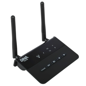  DNA HTVR system bezprzewodowej transmisji odbioru Bluetooth 5.0 nadajnik odbiornik adapter USB-C cinch RCA AUX zasięg do 80 m 