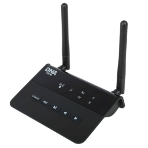  DNA HTVR system bezprzewodowej transmisji odbioru Bluetooth 5.0 nadajnik odbiornik adapter USB-C cinch RCA AUX zasięg do 80 m 