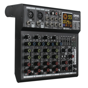  DNA QFX6 analogowy mikser dźwięku 6 kanałów Bluetooth USB MP3 Phantom +48V DSP 