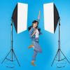 DNA SOFTBOX 1 SET 2X60W prostokątny odbłyśnik 50x7
