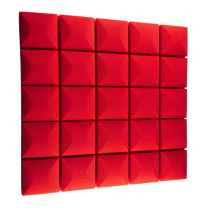 DNA AM5 RD panel akustyczny zestaw 6 szt. czerwony
