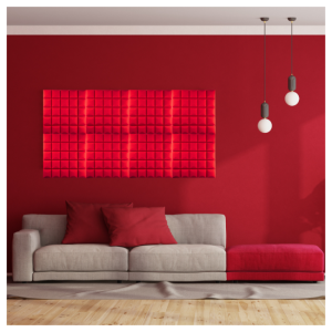 DNA AM5 RD panel akustyczny zestaw 6 szt. czerwony