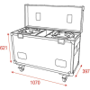 Showtec Case for 2x Phantom 250 Spot - skrzynia transportowa