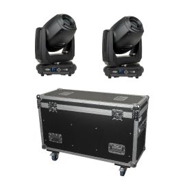 Showtec 2x Phantom 250 Spot - głowa ruchoma  (para) + case