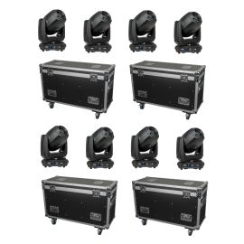 Showtec 8x Phantom 250 Spot - głowa ruchoma  (para) + case