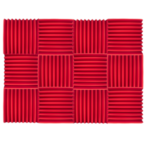 DNA AM4 RD panel akustyczny zestaw 12 szt. czerwon