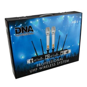 DNA PSV 2 mikrofon bezprzewodowy 2x nadajnik doręczny