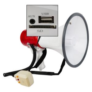 DNA MEGA2 megafon 50W wzmacniacz głosu syrena USB Bluetooth AUX micro SD