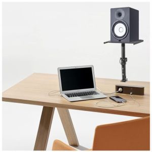 DNA TM1 biurkowy statyw pod monitor studyjny odsłuch audio do 15 kg stal taśmy antypoślizgowe