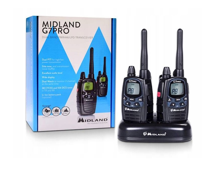 MIDLAND G7-PRO 2 szt. krótkofalówki