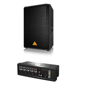 Behringer VS1220 + PMP550M - zestaw nagłośnieniowy dla szkoły / przedszkola