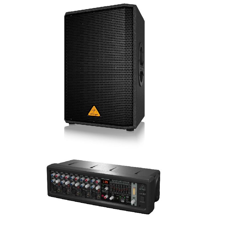 Behringer VS1220 + PMP550M - zestaw nagłośnieniowy dla szkoły / przedszkola