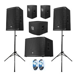 Electro-Voice 2x EKX-12P + EKX-15SP - zestaw aktywny + pokrowce