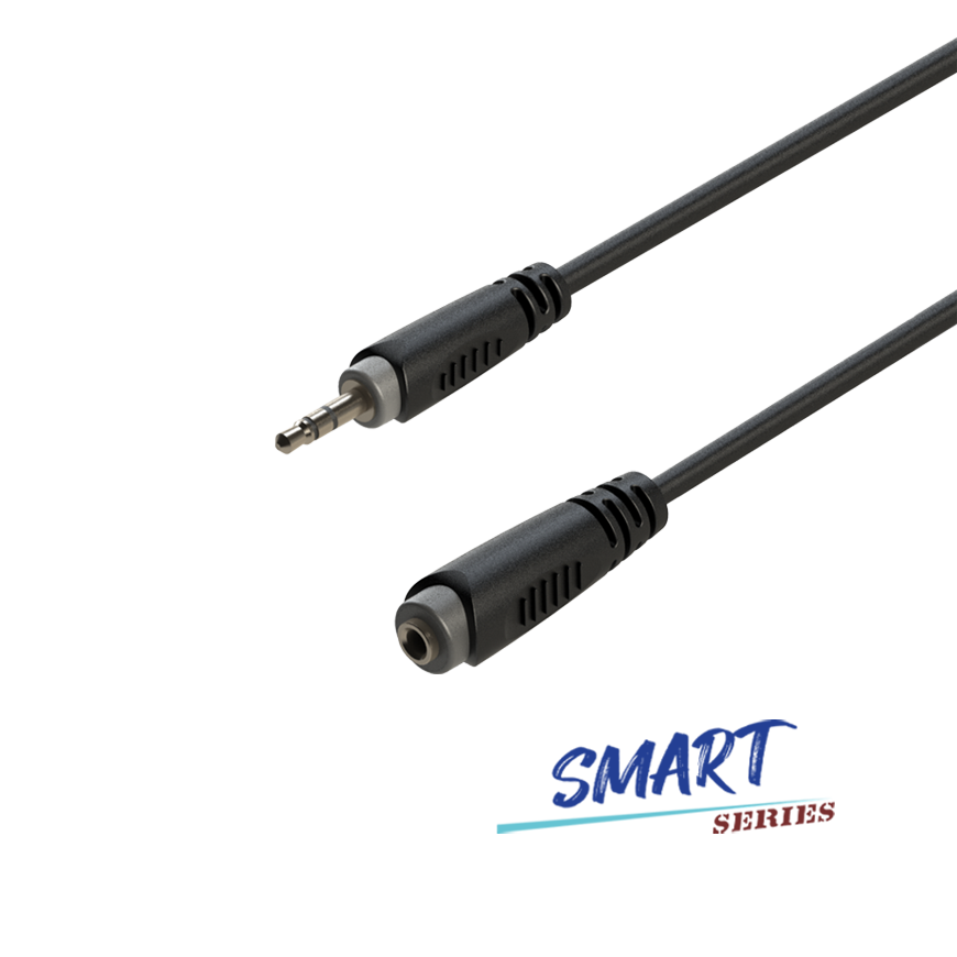 Roxtone SACC260L3 - Kabel audio Jack 3.5mm stereo / gniazdo Jack 3.5mm stereo 3m