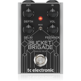 TC Electronic BUCKET BRIGADE ANALOG DELAY – vintage delay z analogowym układem typu bucket-brigade