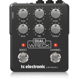 TC Electronic DUAL WRECK PREAMP – przedwzmacniacz gitarowy z symulacją kolumny IR