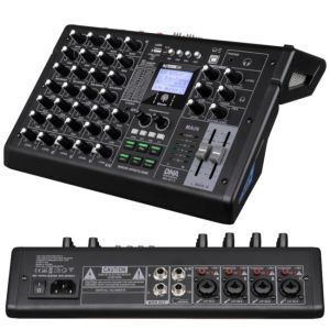  DNA MIX-EFF 6 analogowy mikser dźwięku 6 kanałów USB MP3 Bluetooth Phantom +48V DSP EQ efekty dźwiękowe 