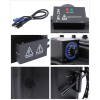 LIGHT4ME ICE LOW FOG 6500W generator wytwornica ciężkiego dymu na wodę i suchy lód wąż z dyszą rozprowadzającą