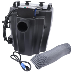 LIGHT4ME ICE LOW FOG 6500W generator wytwornica ciężkiego dymu na wodę i suchy lód wąż z dyszą rozprowadzającą