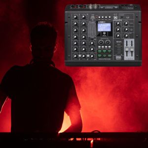  DNA MIX-EFF 4 analogowy mikser dźwięku 4 kanały USB MP3 Bluetooth Phantom +48V DSP EQ efekty dźwiękowe 