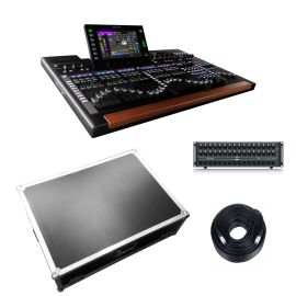 Behringer WING-BK + S32 + case - mikser cyfrowy + case + stage box + kabel sieciowy