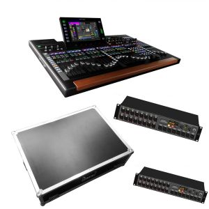 Behringer WING-BK + 2x S16 + case - mikser cyfrowy + case + stage box