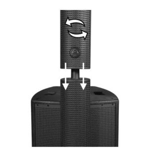 WHARFEDALE ISOLINE AX912 BLACK - aktywna kolumna słupkowa 1200W