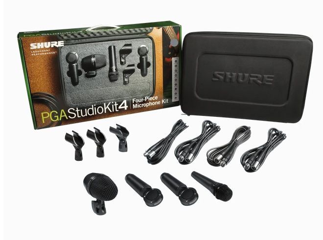 Shure PGA STUDIOKIT4 - zestaw mikrofonów przeznaczonych do nagłaśniania i rejestracji instrumentów akustycznych