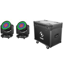 Flash EVENT MH-WASH Ring 600 SET2 - zestaw 2 głowic ruchomych + case (F7100772)