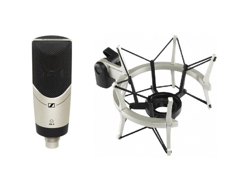 SENNHEISER MK 4 - mikrofon pojemnościowy + uchwyt antywstrząsowy